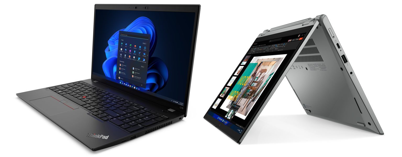 Three years of small-business laptops, side by sid — Three years of small-business laptops, side by side - the £350 budget laptop on the left has half the lifespan of the £600 business laptop o