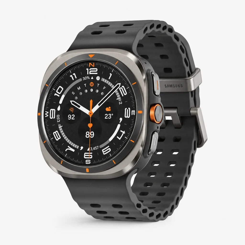 Samsung Galaxy Watch Ultra rugged titanium smartwatch