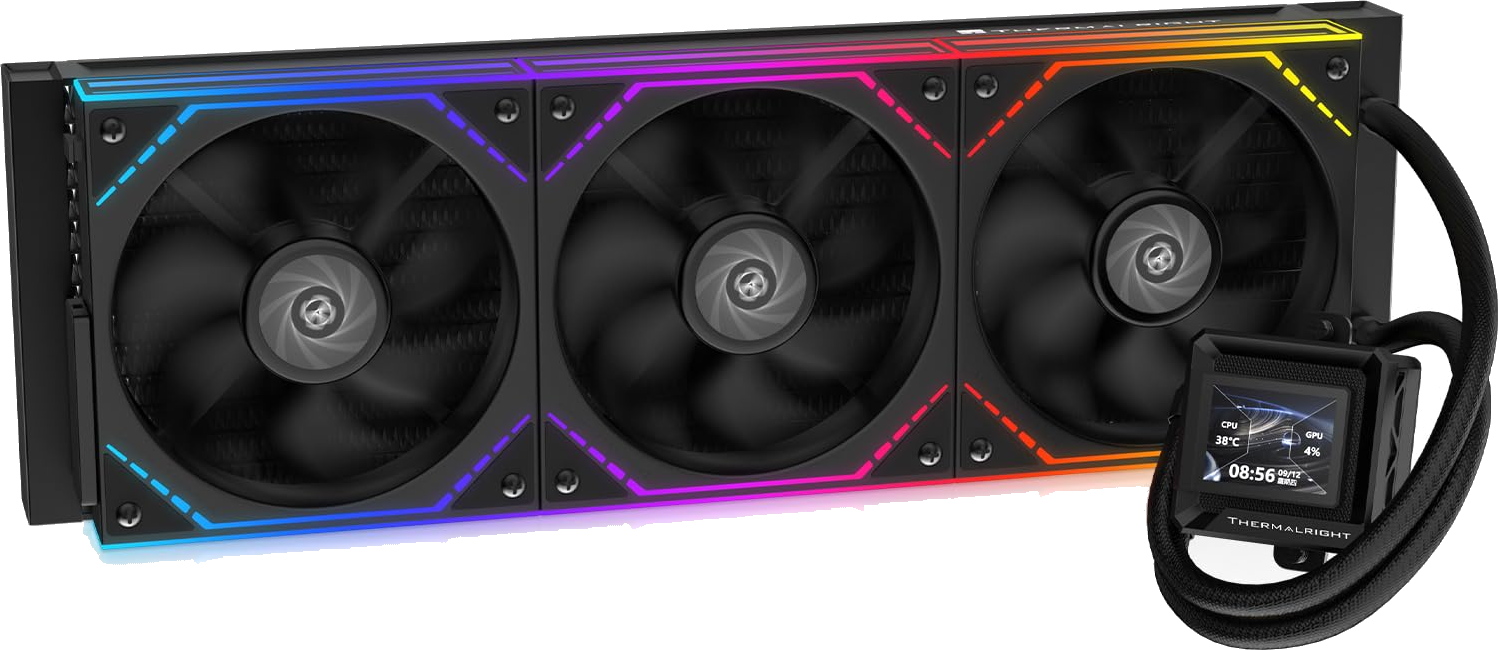Thermalright FW360 SE ARGB V2 360mm CPU AIO Liquid Cooler for Desktop - TL-M12Q 2000RPM Daisy-Chain Fans, 2
